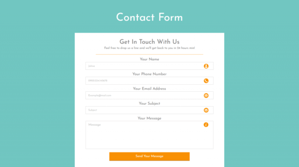 Contact form with mail function and Storing data in the database