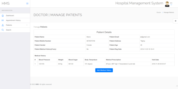 Hospital Management System