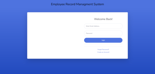 Employee Record Management System