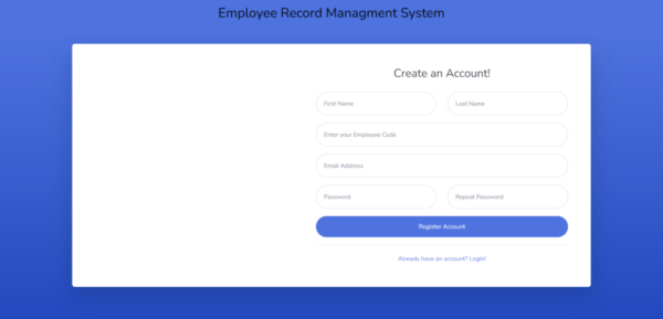 Employee Record Management System