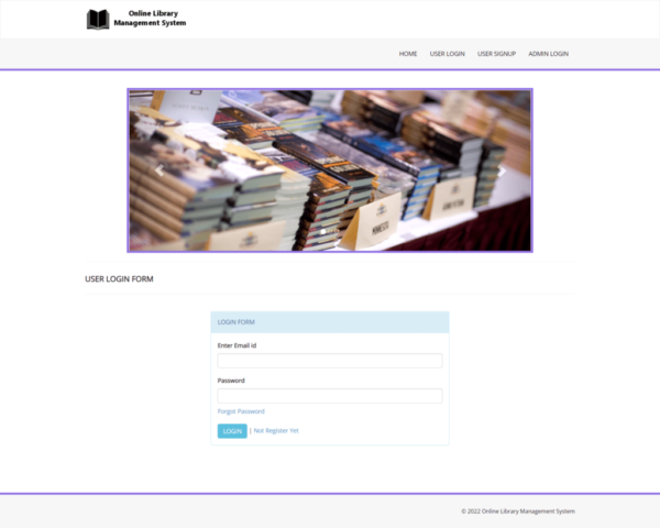 Online Library Management System