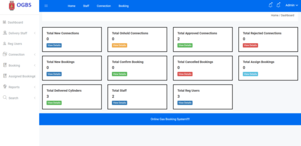 Online Gas Booking System