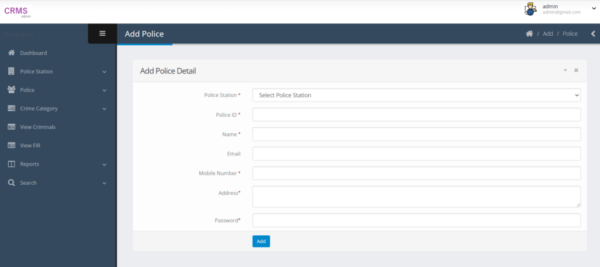 Crime Record Management System