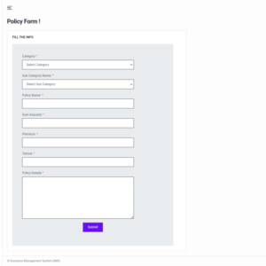 Insurance Management System
