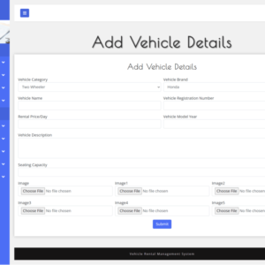 Vehicle Rental Management System