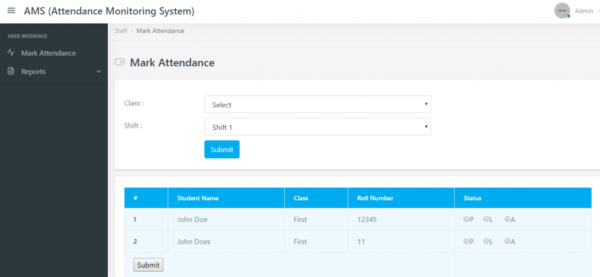 Attendance Monitoring System